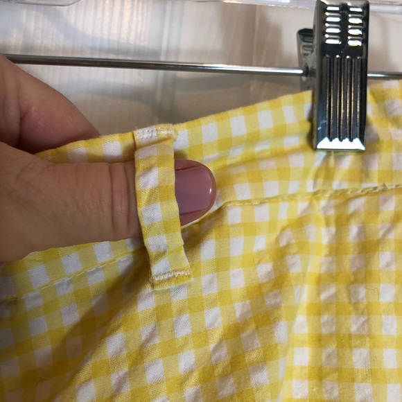 Old Navy Everyday Seersucker Gingham Midrise Shorts  Size 14 - Picture 6 of 9